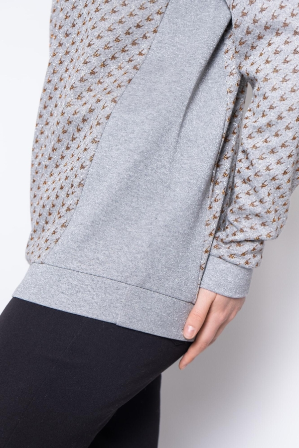 Langærmet Jersey Trøje EDDIE nordisk grå