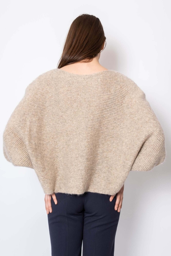 Strik Poncho Vest MIRTHE beige