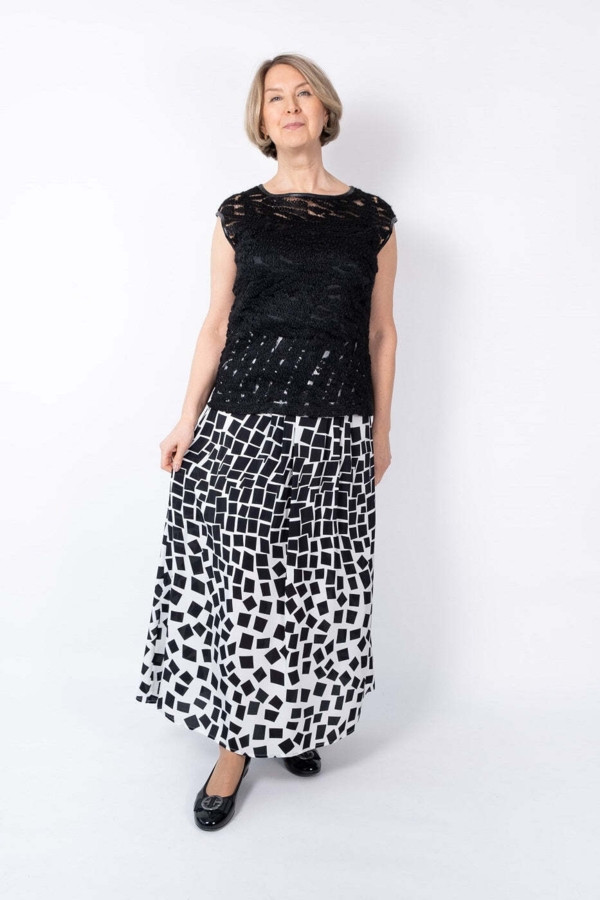 Silke nederdel ROMBERTA