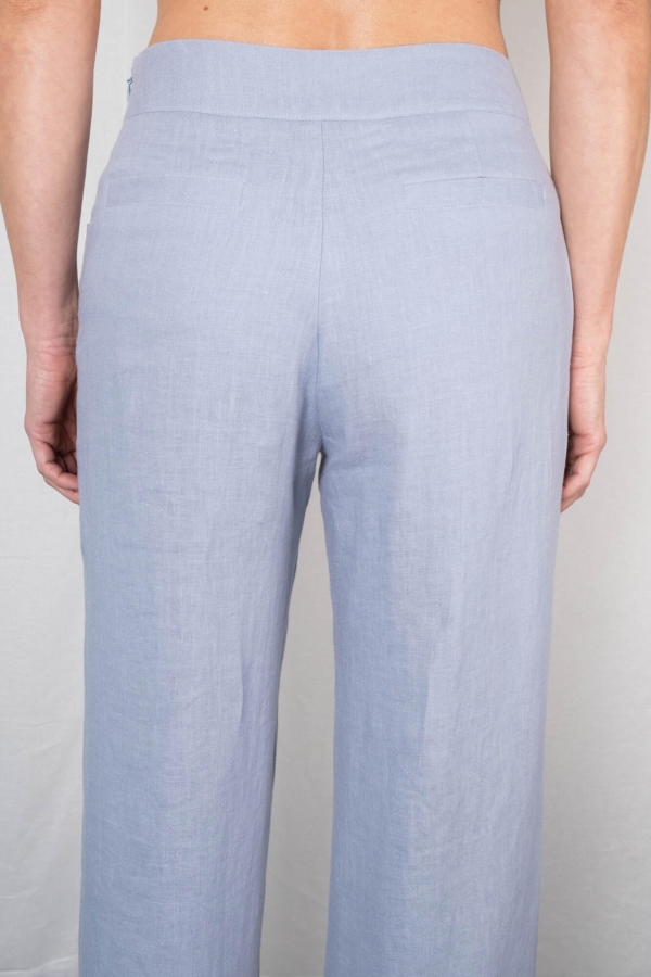 Hør bukser SKY himmelblå