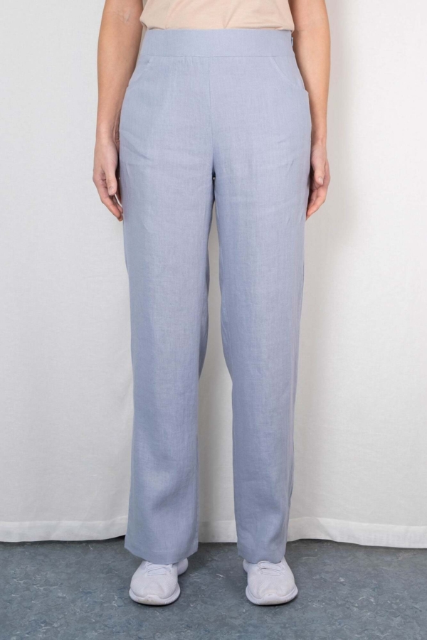 Hør bukser SKY himmelblå