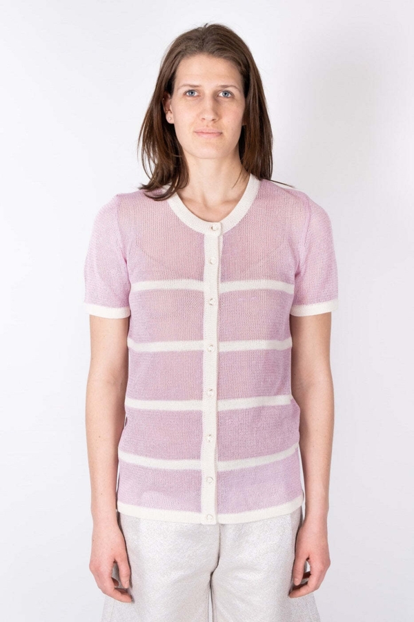 GABRIELLE STRIK CARDIGAN rose