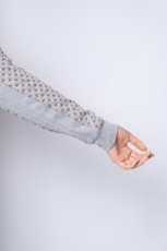 Langærmet Jersey Trøje EDDIE nordisk grå