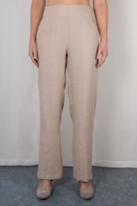 Hør bukser LINEA beige