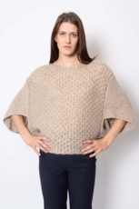 Strik Poncho Vest MIRTHE beige