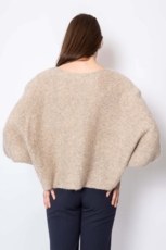 Strik Poncho Vest MIRTHE beige
