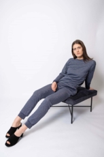 Fritidsbukser EDDIE  mørkeblå