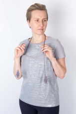 Jersey Top GLASS grå