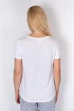 Jersey Top GLASS hvid