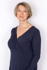 Bambus Jersey Kjole SILVIA mørkeblå