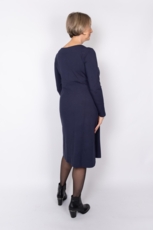 Bambus Jersey Kjole SILVIA mørkeblå