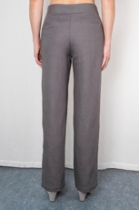 Hør bukser ANABEL antracit