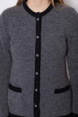 KLASSISK STRIK CARDIGAN nordic grå