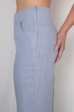 Hør bukser SKY himmelblå