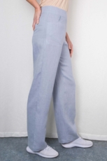 Hør bukser SKY himmelblå