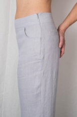 Hør bukser GRY lysegrå