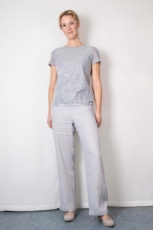 Hør bukser GRY lysegrå