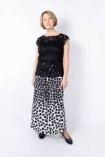 Sort Grov Blondevævet Top LILY FAITH