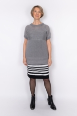 Strik Top Tunika LESPRESSO grå