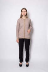 Klassisk Strik CARDIGAN beige