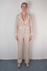 Hør blazer HENRIETTE beige