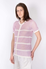 GABRIELLE STRIK CARDIGAN rose