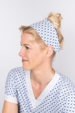 Bæredygtig hårbånd sølvhvid