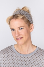 Bæredygtigt hårbånd lysegrå